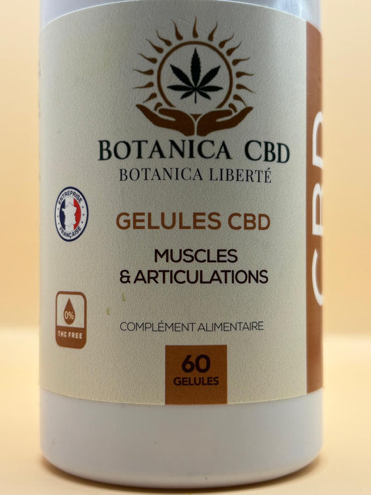 Gélules CBD 1500 mg+ curcumine, Mobilité BOTANICA CBD