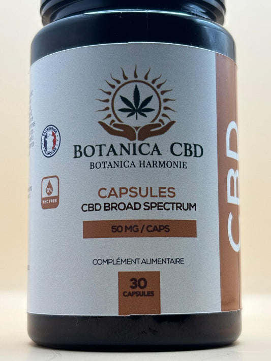Capsules, 50 mg de CBD, Détente muscle BOTANICA CBD
