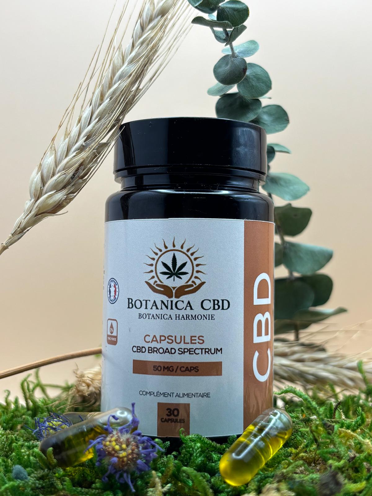 Capsules, 50 mg de CBD, Détente muscle BOTANICA CBD