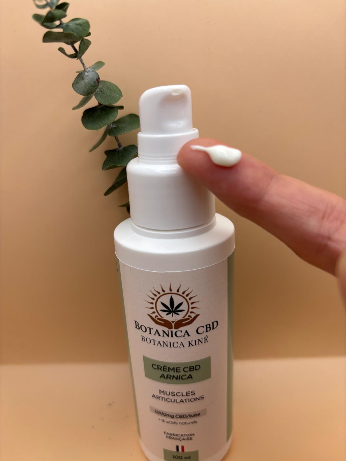 Crème CBD 1000mg + Arnica, récupération musculaire BOTANICA CBD