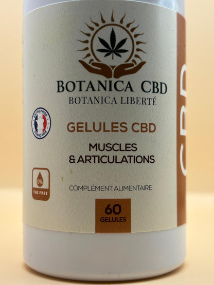Gélules CBD 1500 mg+ curcumine, Mobilité BOTANICA CBD