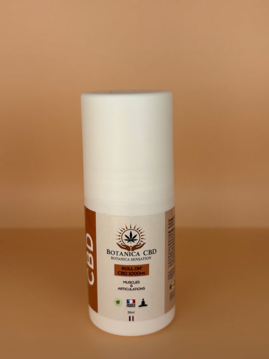 Roll'on CBD, 1000mg CBD, fraicheur&liberté articulaire