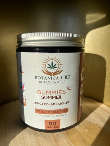 Gummies Sommeil,  90 /boite, CBD + Mélatonine