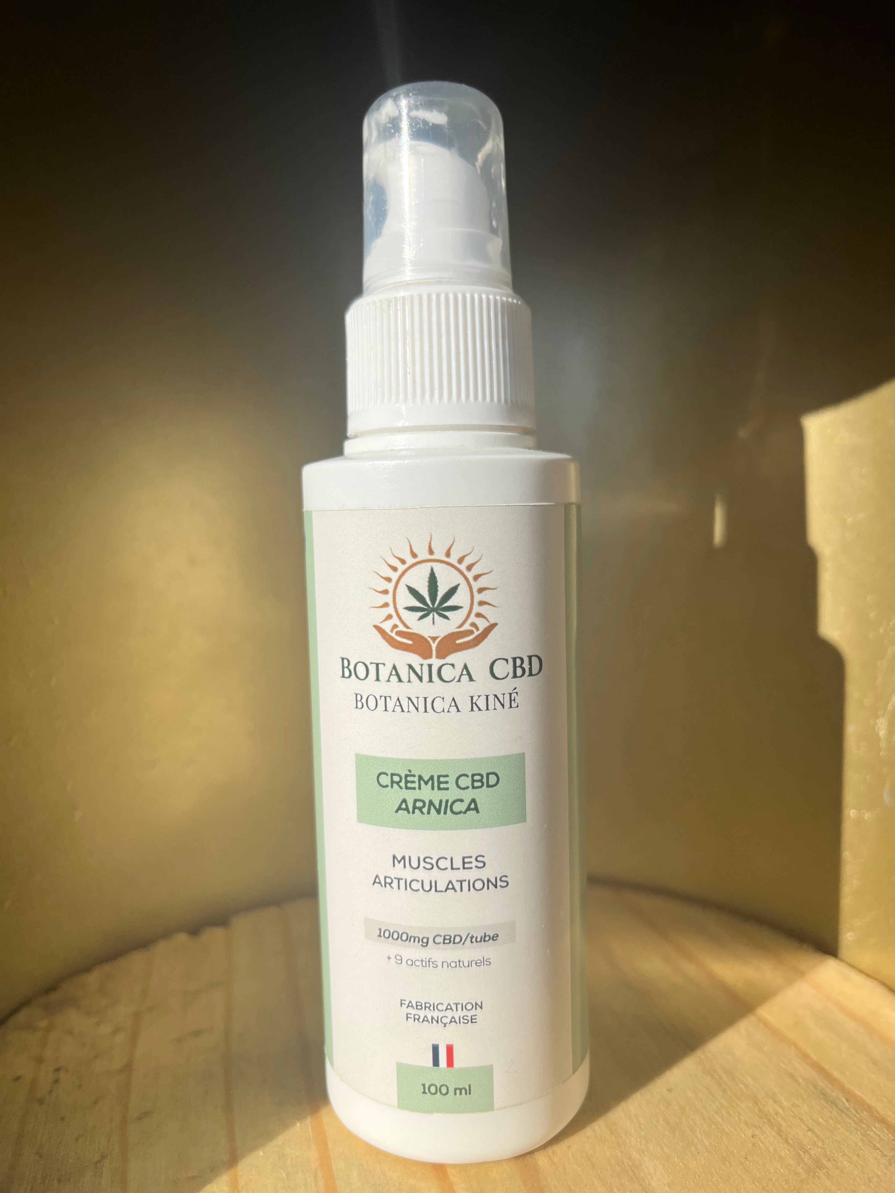 Crème CBD 1000mg + Arnica, récupération musculaire