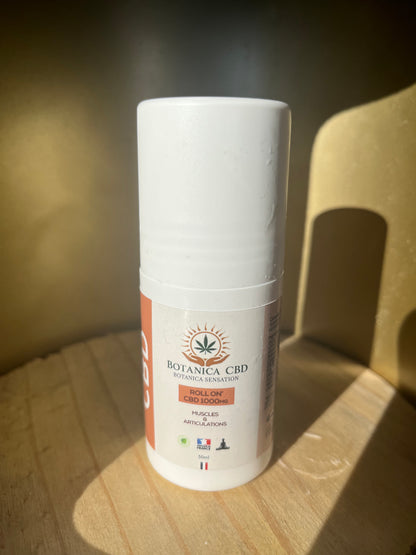 Roll'on CBD, 1000mg CBD, fraicheur&liberté articulaire