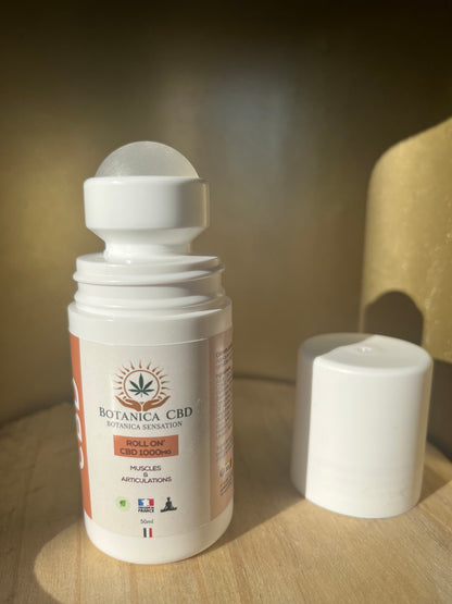 Roll'on CBD, 1000mg CBD, fraicheur&liberté articulaire