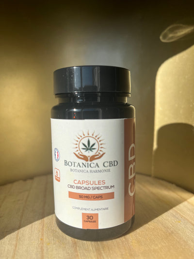 Capsules, 50 mg de CBD, Détente muscle
