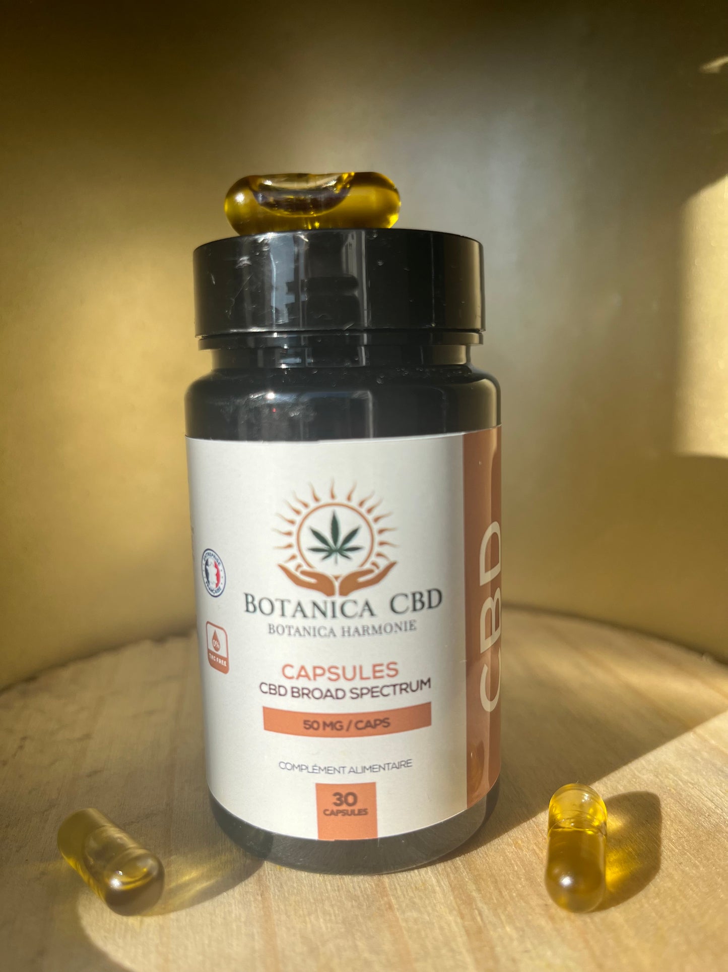 Capsules, 50 mg de CBD, Détente muscle