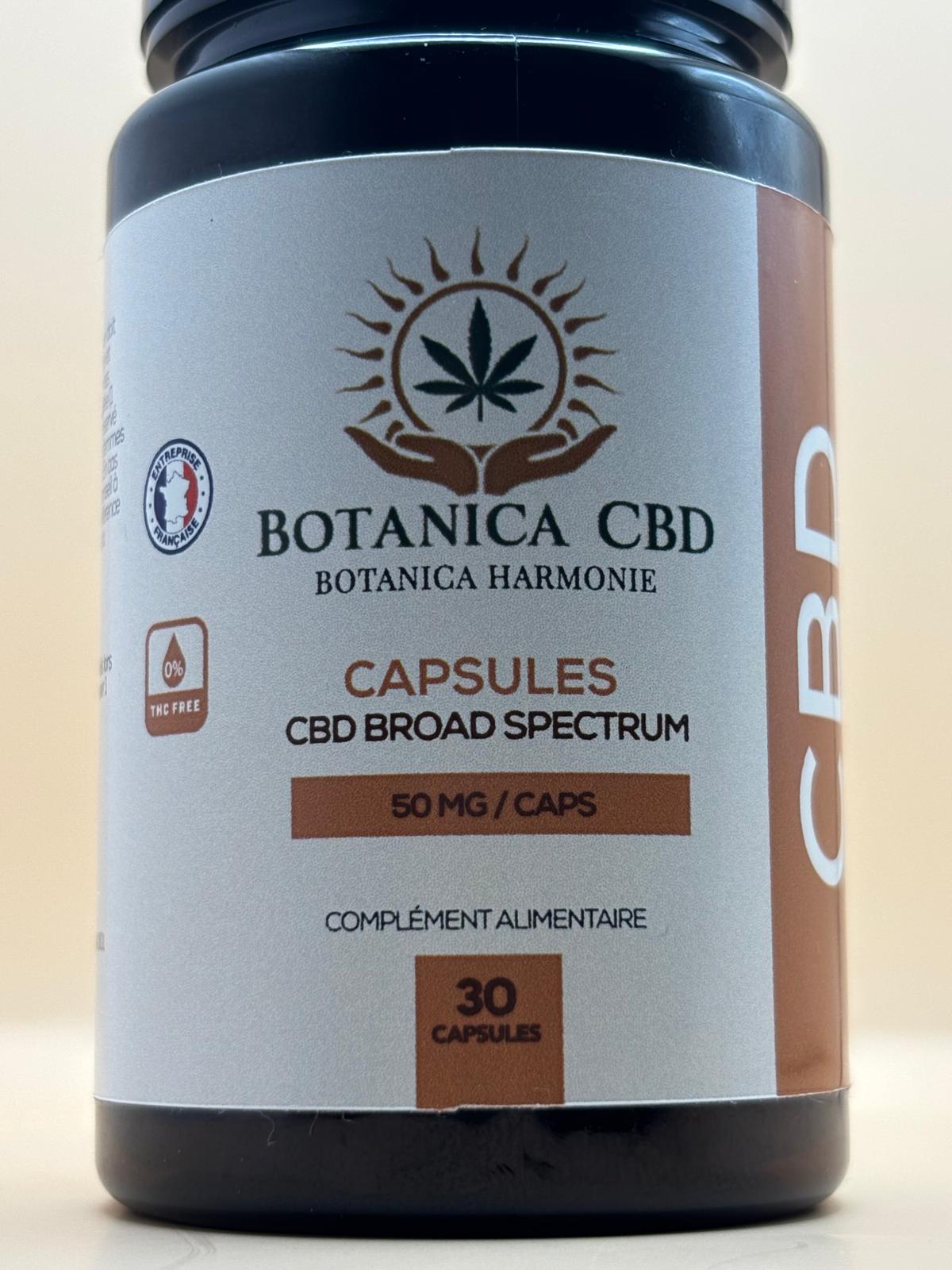 Capsules, 50 mg de CBD, Détente muscle BOTANICA CBD