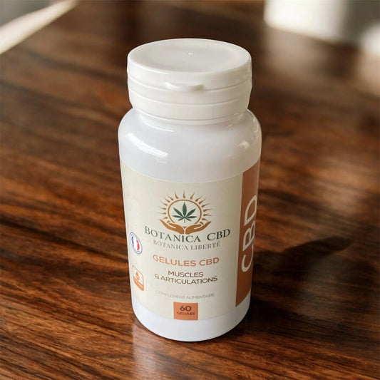 Gélules CBD 1500 mg+ curcumine, Mobilité BOTANICA CBD