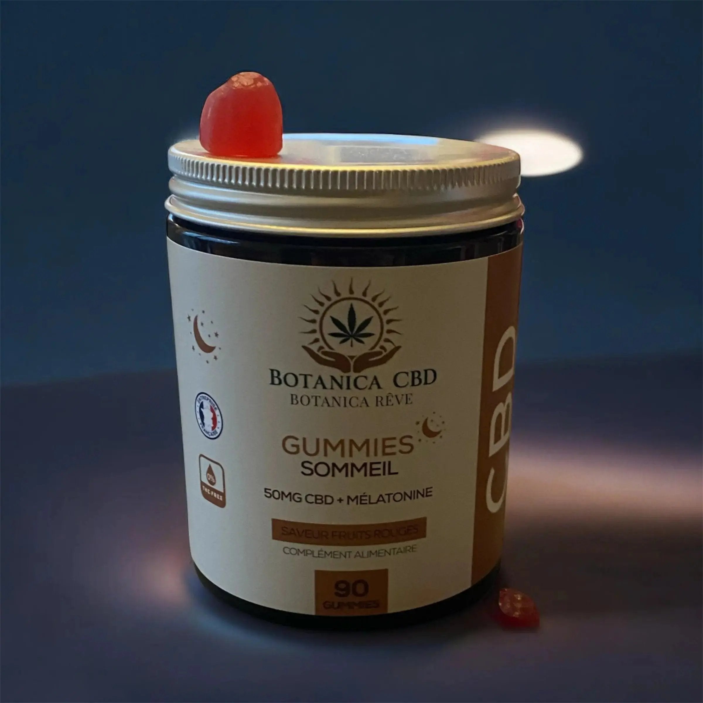Pack Gummies Sommeil, CDB 25MG/ Gummie + mélatonine BOTANICA CBD